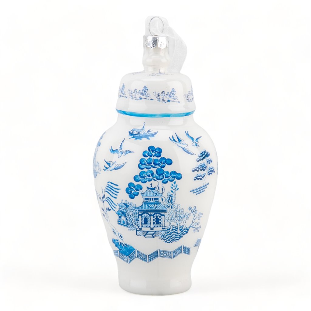 Ginger Jar Ornament Blue