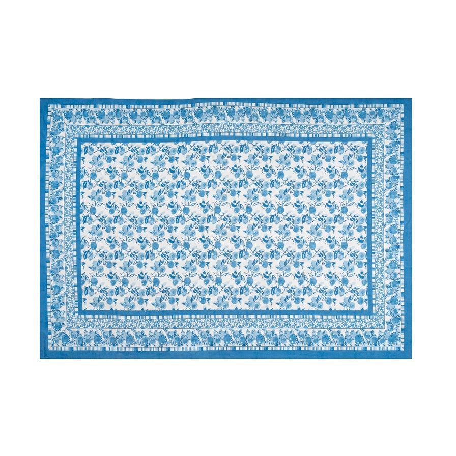 Citron Bleu French Tablecloth