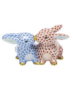 Kissing Bunnies 4.25"l X 2.25"h