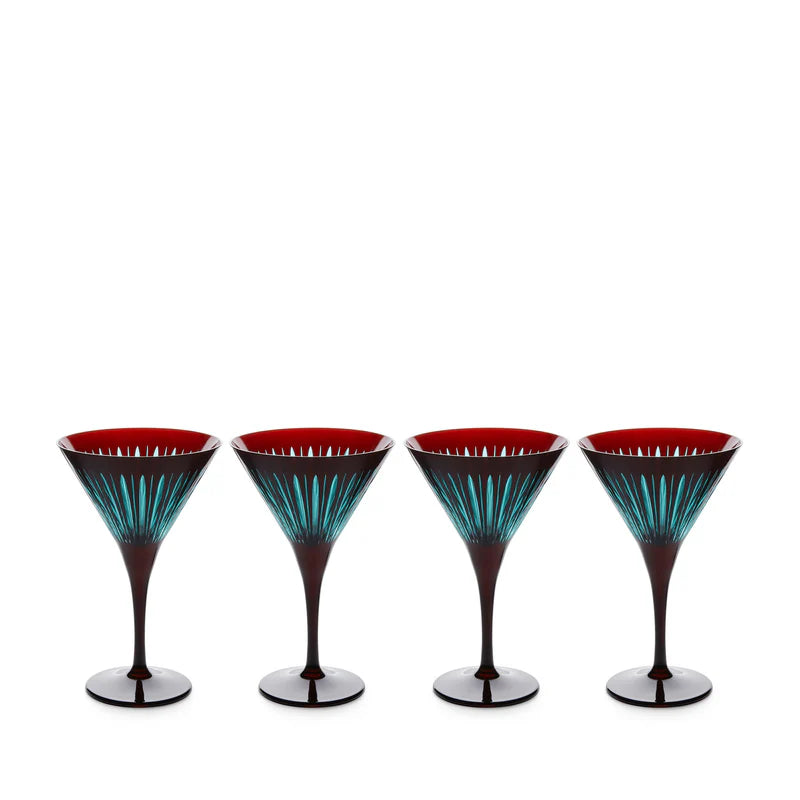 PRISM Martini Glasses - Set of 4