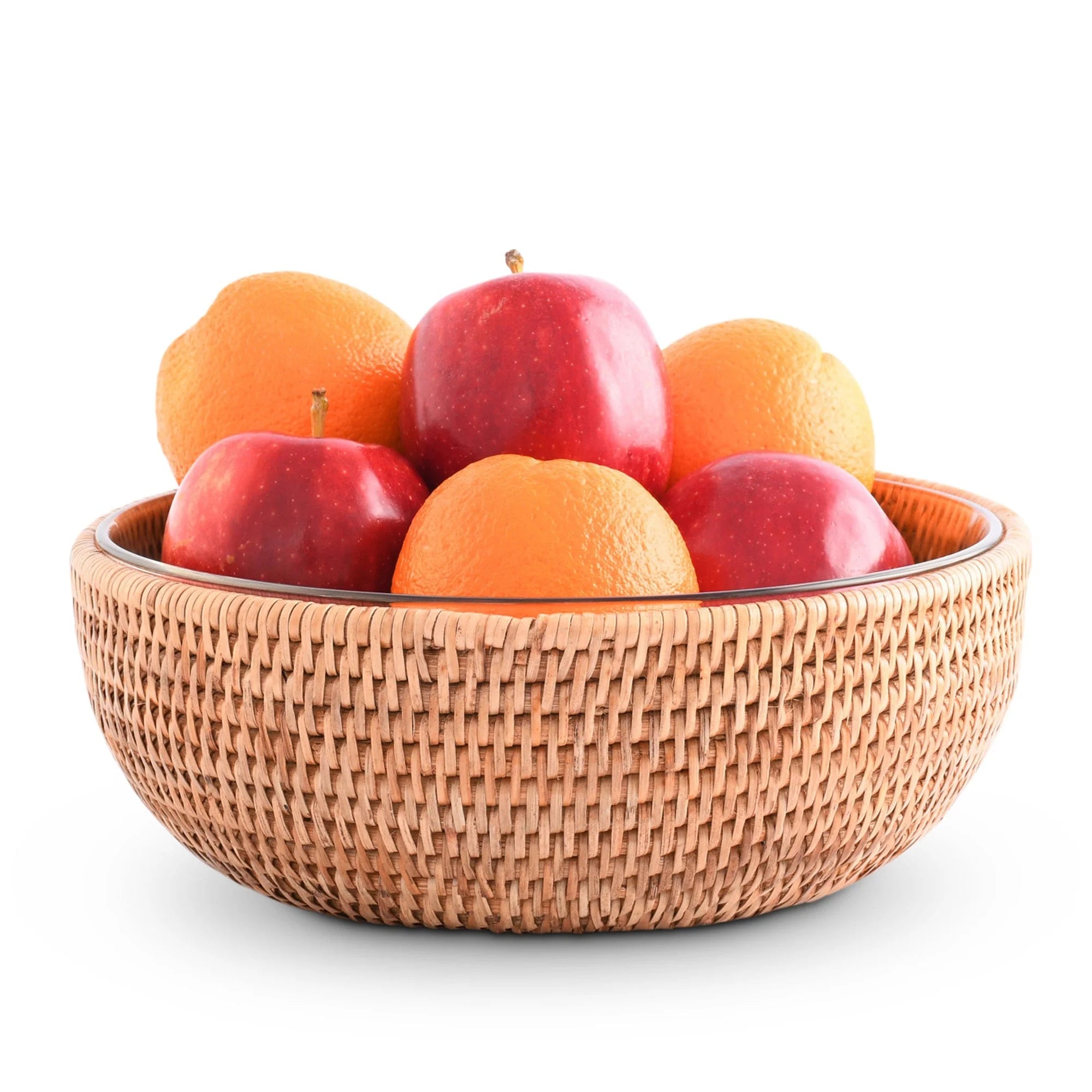 Hand Woven Rattan Serving Bowl