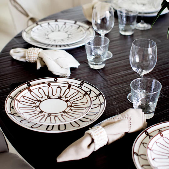 Kyma Brown Dinner Plate