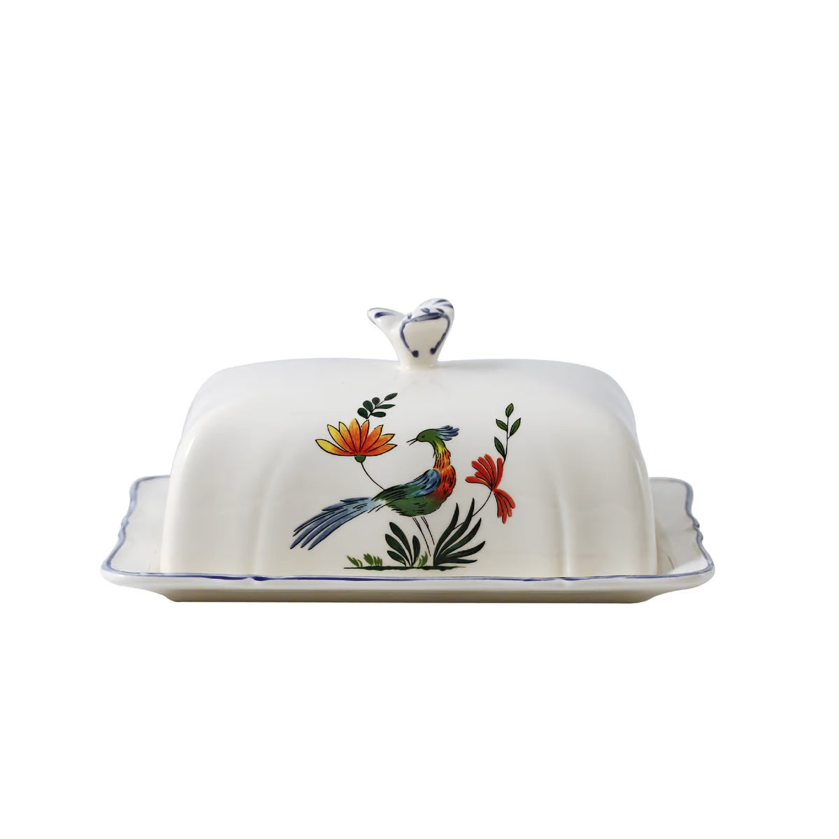 Oiseaux de Paradis Butter Dish