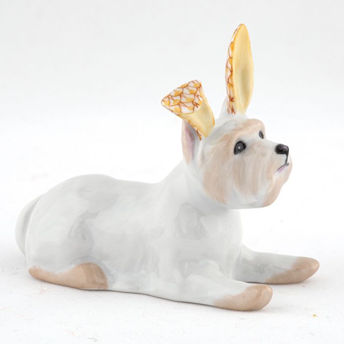 Westie With Bunny Ears