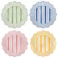 Cabana Stripe melamine dinner plates - Set of 4