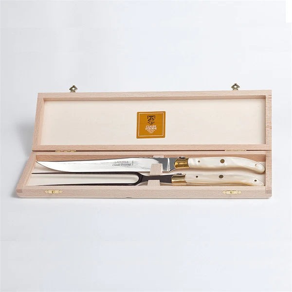 Berlingot Carving Set with fancy handles