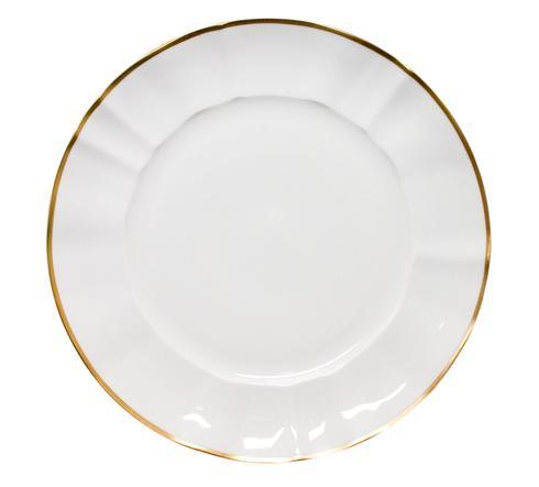 Anna Weatherley White with Gold Charger