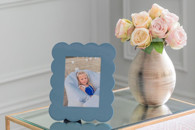 Chambray Scalloped Frame 5x7