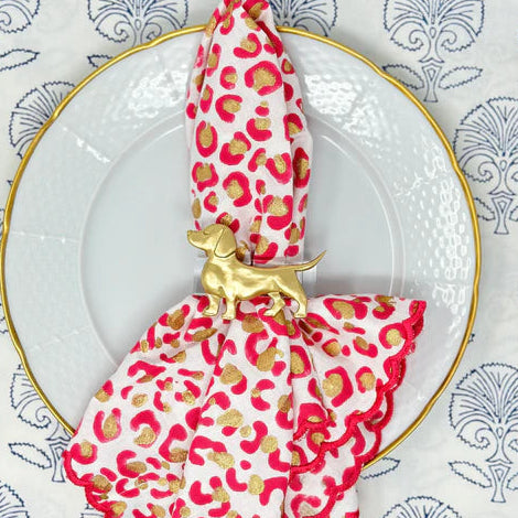 Dachshund Napkin Ring - Set of 4