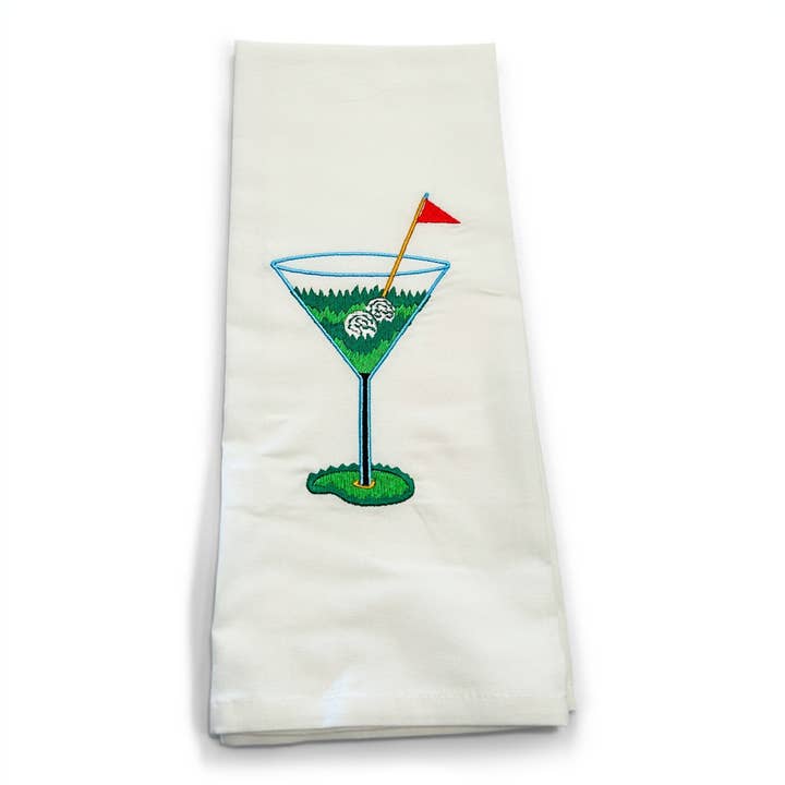 Tea Towel — Martini Golf