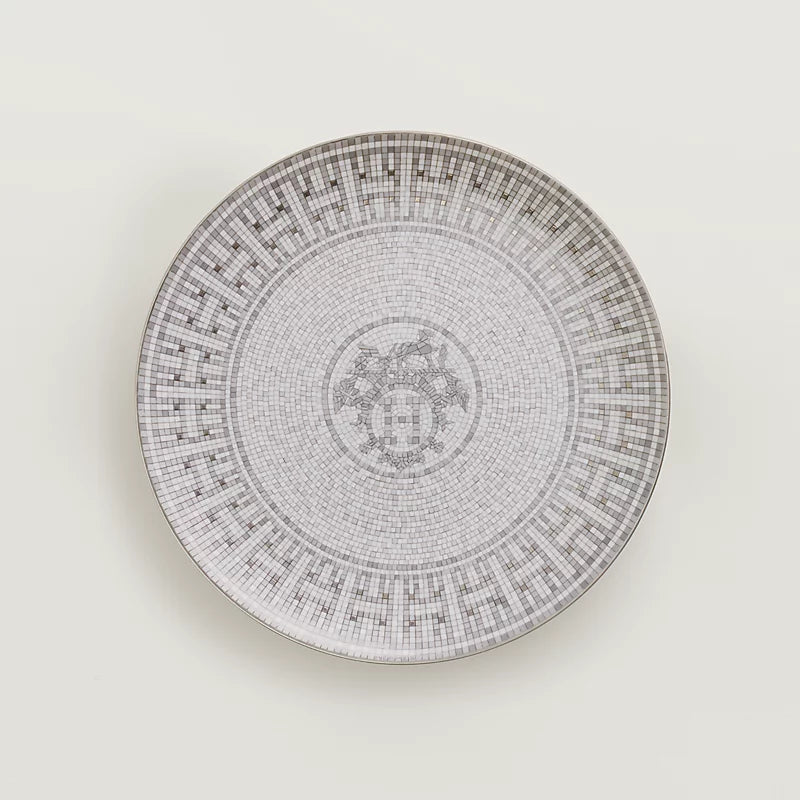 Mosaique Platinum Dessert Plate
