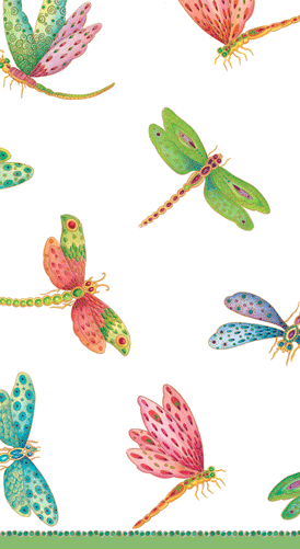 Dragonflies Paper Guest Towels