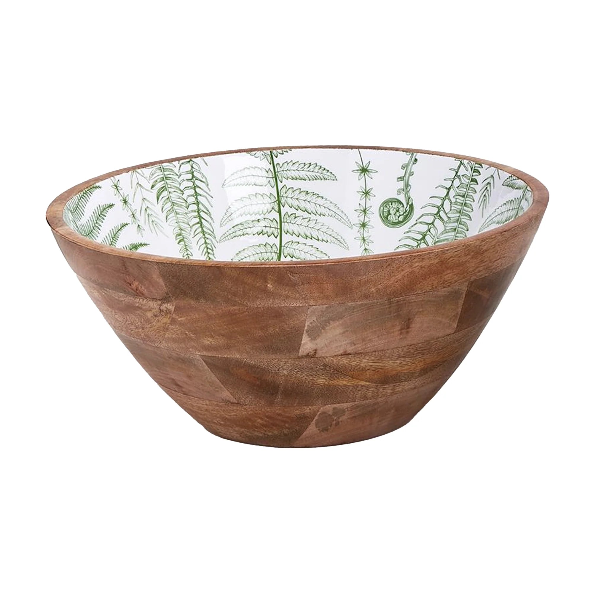 Mango Wood Fern Bowl Medium