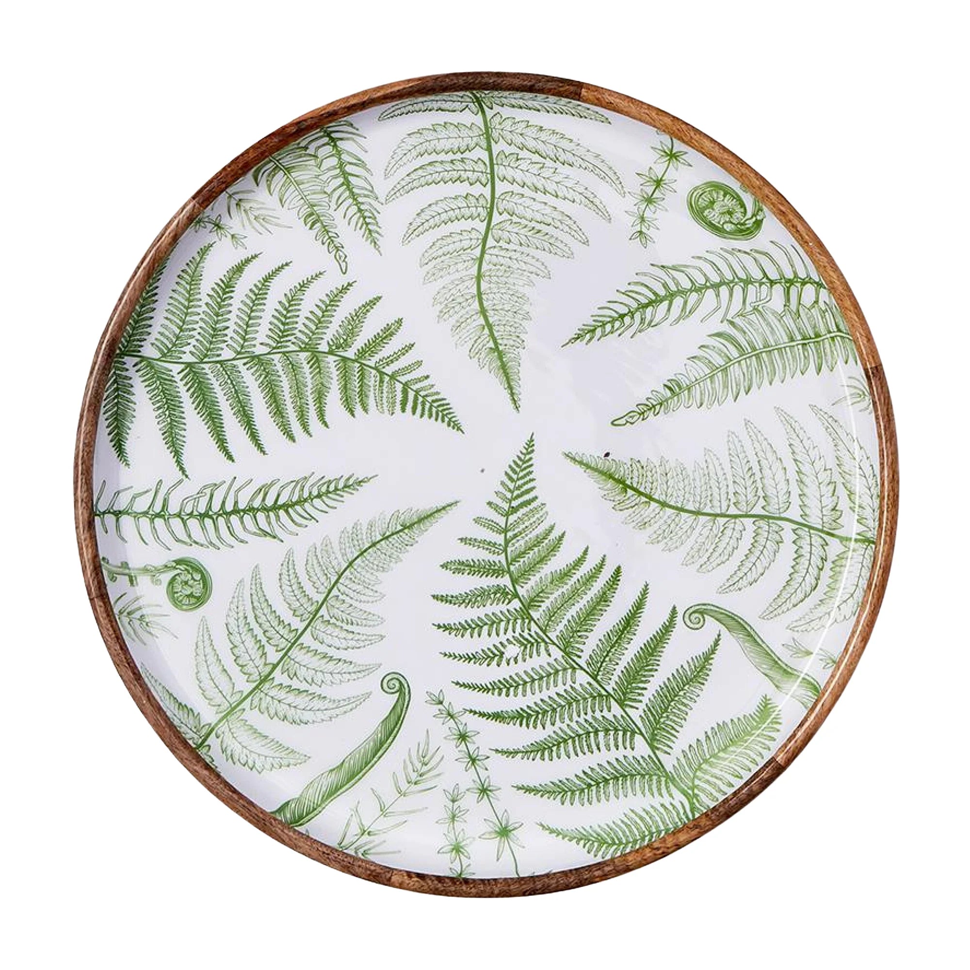 Mango Wood Fern Tray Large