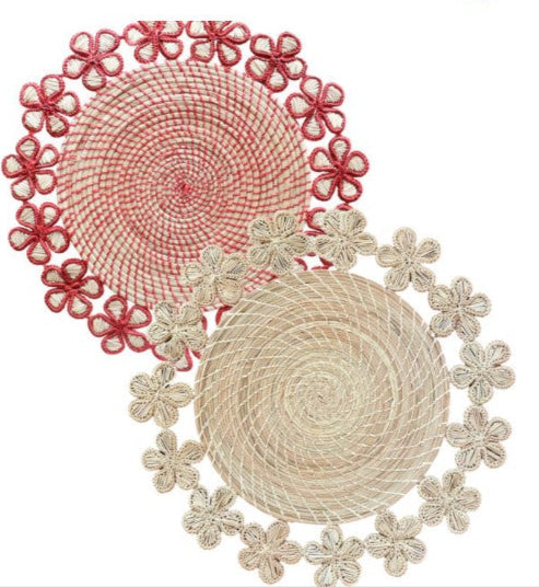 Woven Flower Placemat