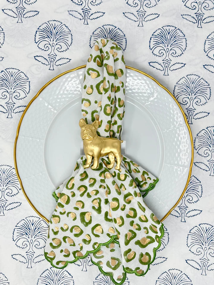 French Bulldog Napkin Ring - Set of 4