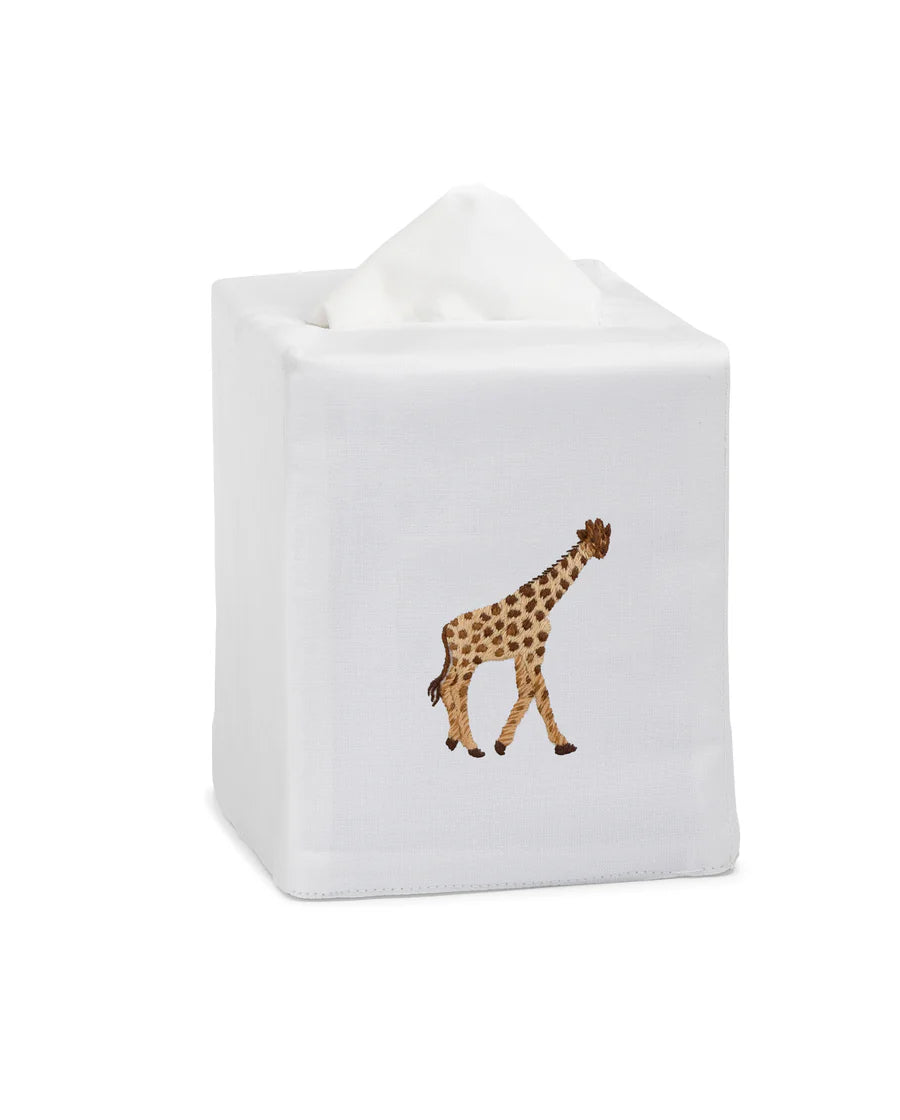 Embroidered Tissue Box Cover