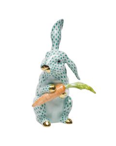 Large Bunny W/carrot 7.75"h