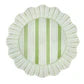 Cabana Stripe melamine dinner plates - Set of 4