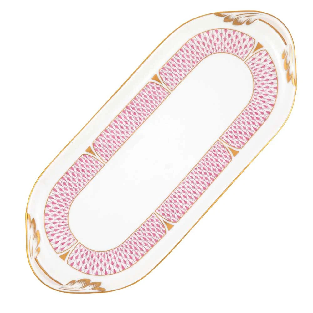Art Deco Raspberry Sandwich Tray
