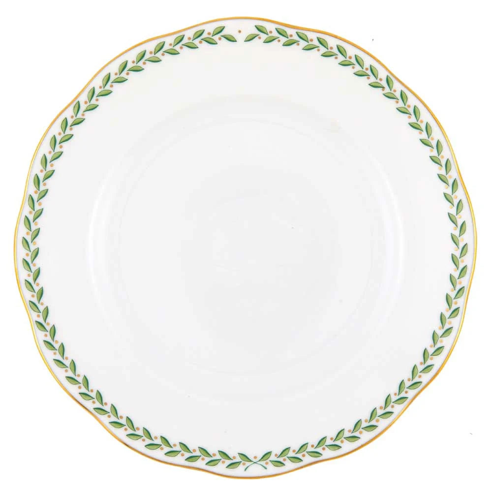 Green Laurel Salad Plate