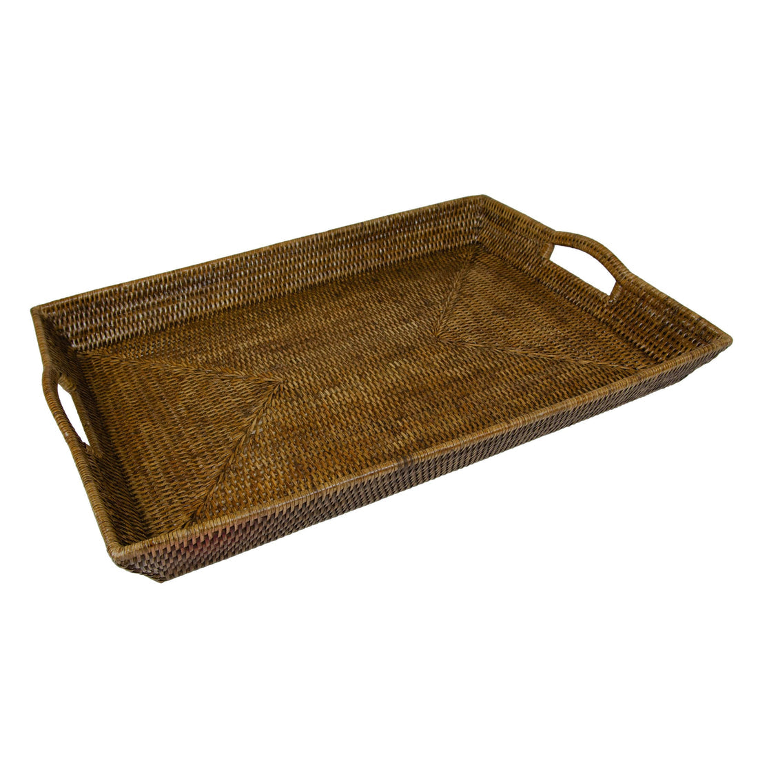 Rattan X-Large Rectangular Tray