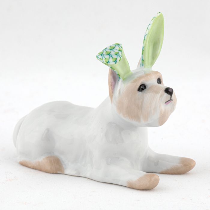 Westie With Bunny Ears