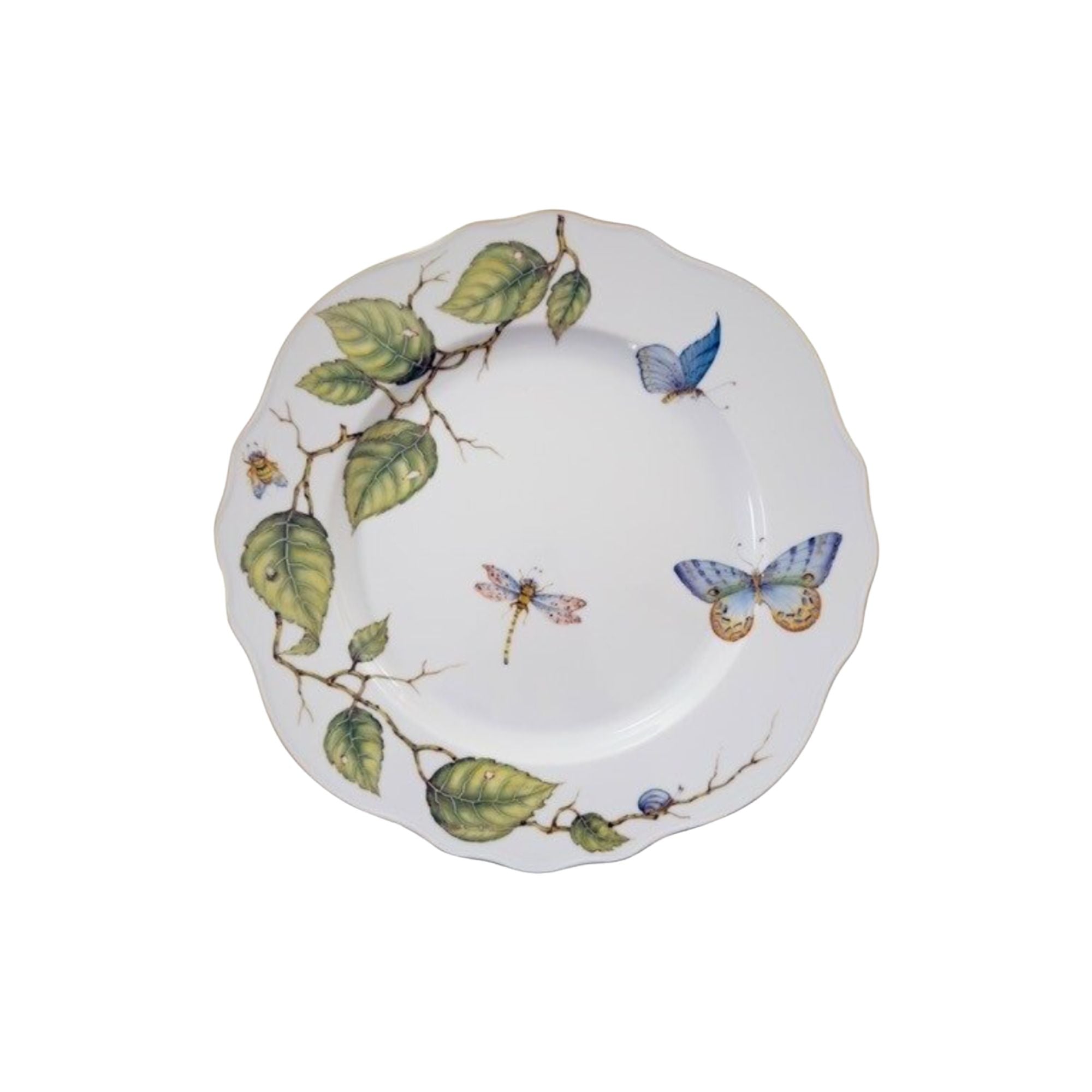Little Birds of the Forest Dinner Plate - Butterflies