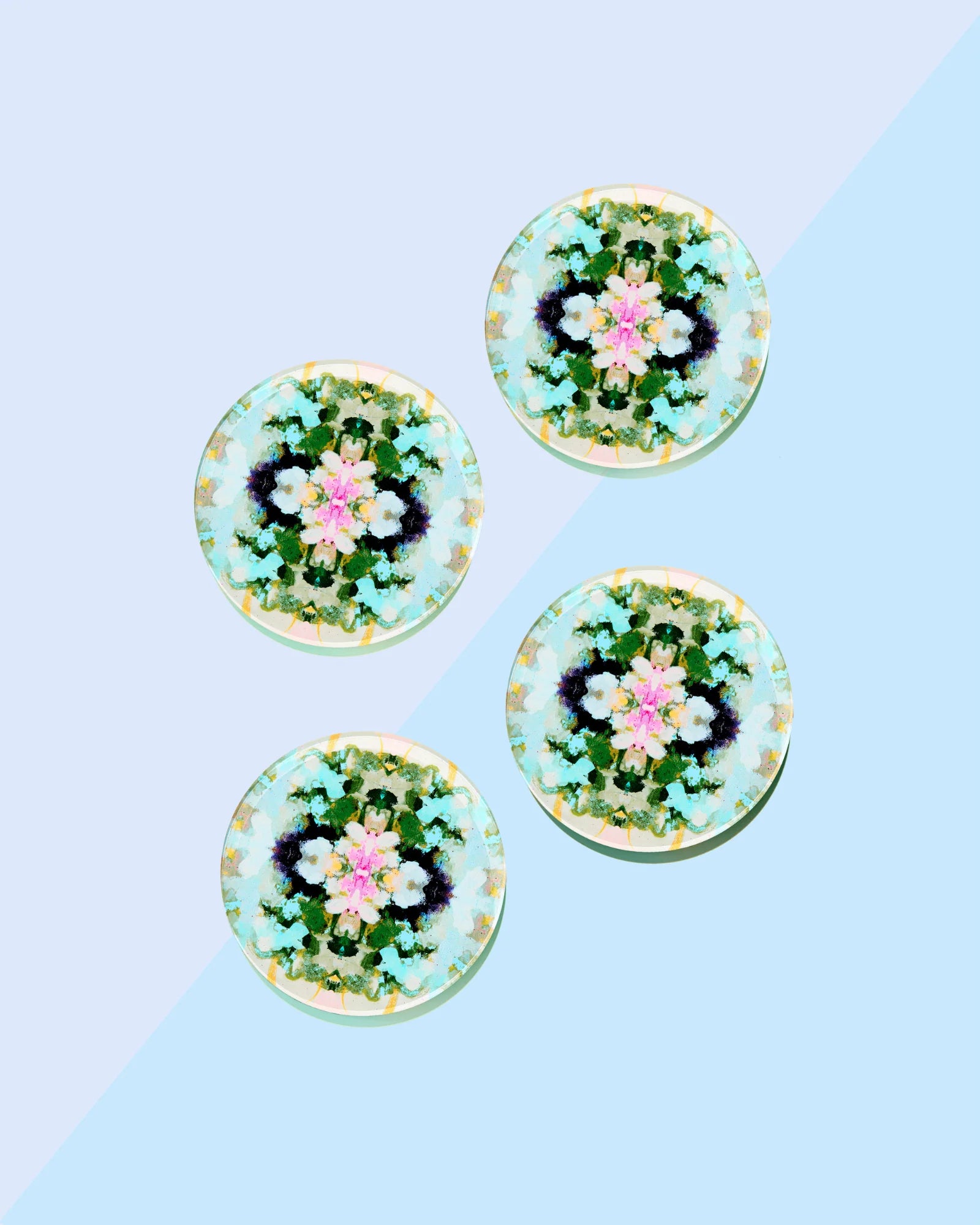 Nantucket Bloom Coaster - Boxed Set of 4