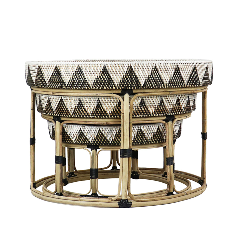 Flowers Nesting Table (Set of 3)