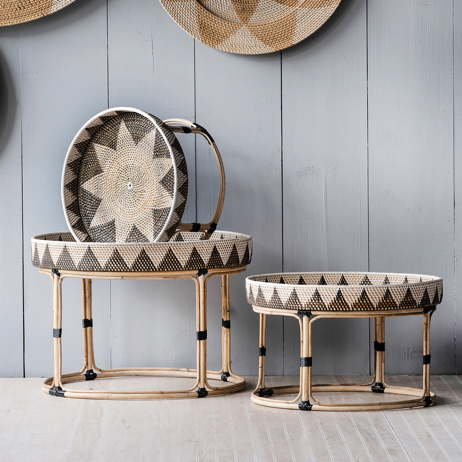 Flowers Nesting Table (Set of 3)