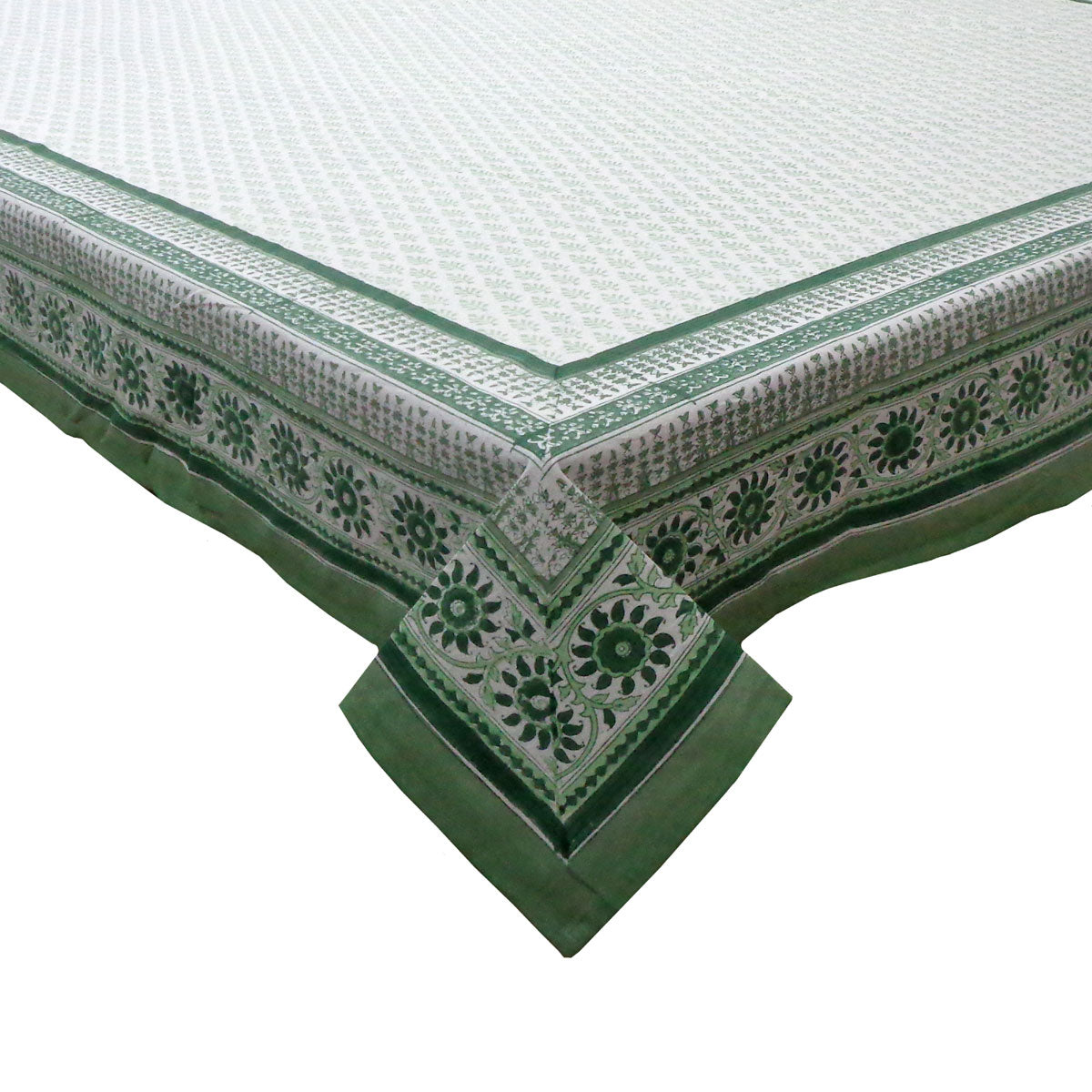 Indian Block Print Tablecloth 150x220cm (4-6 seater)