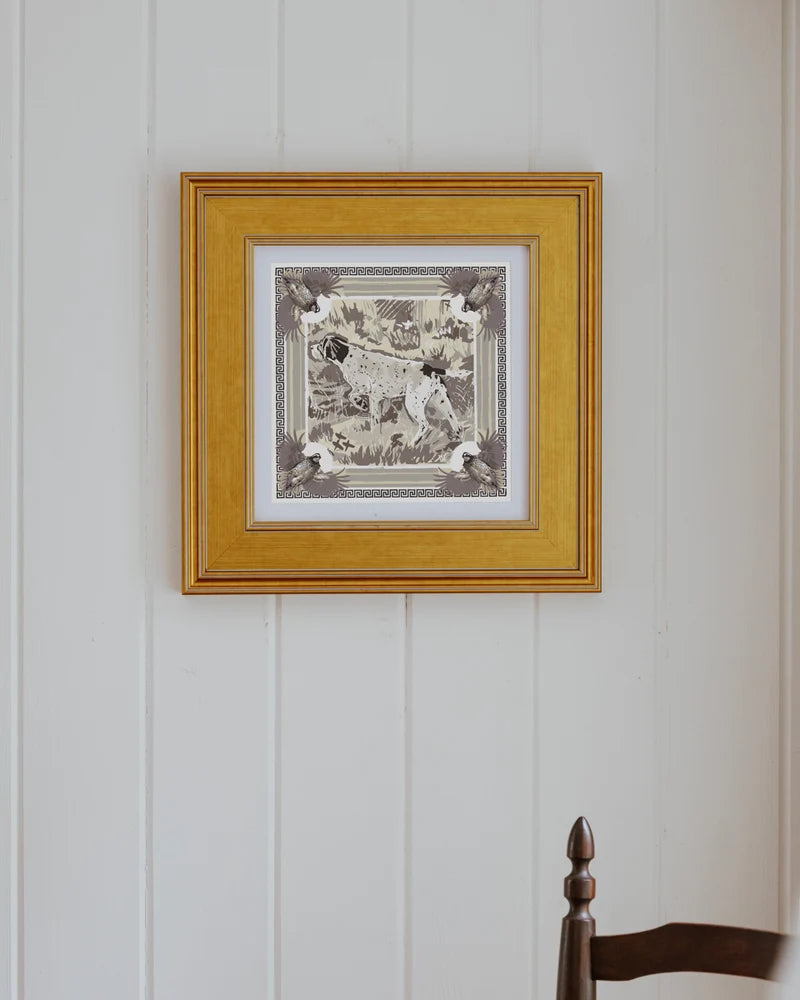 Pointing Strong Framed Scarf Print
