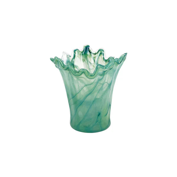 Onda Glass Short Vase