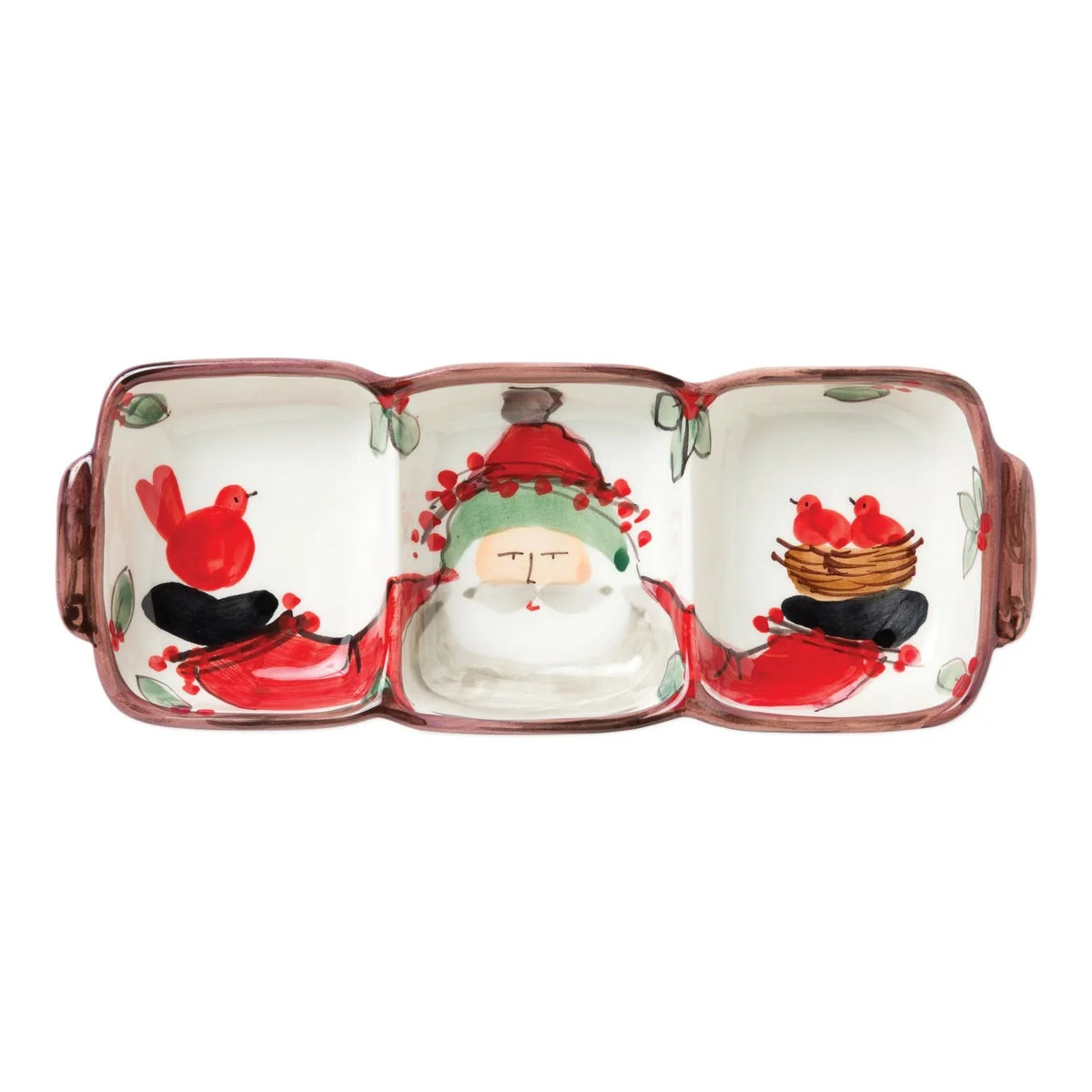 Old St. Nick Three-Part Server
