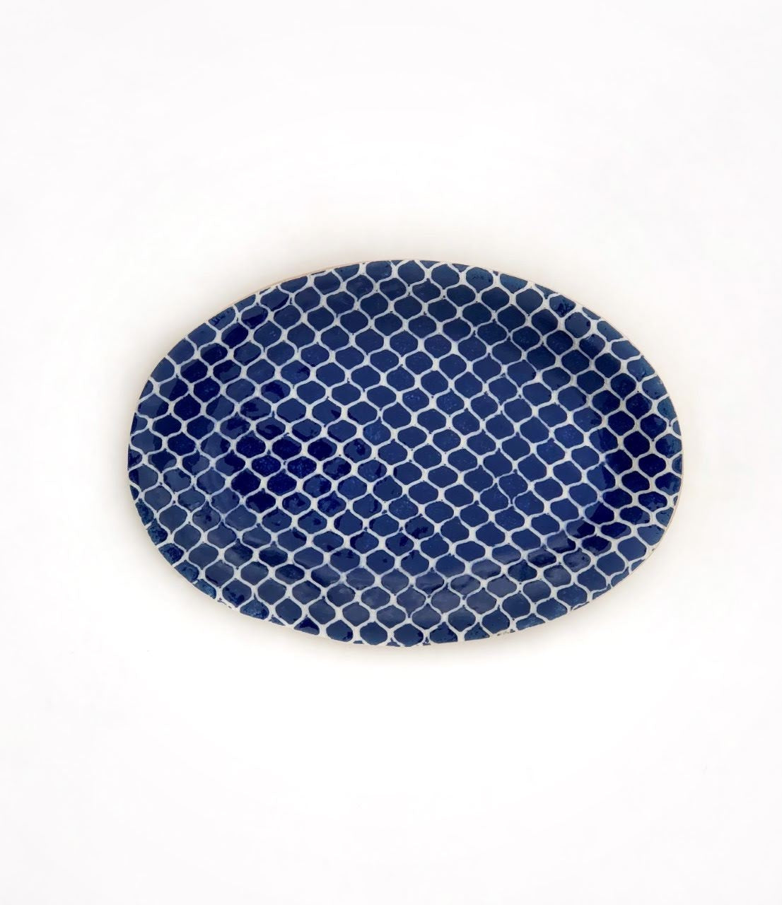 Cobalt Petite Oval Platter