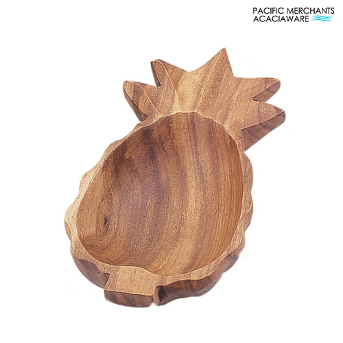 Acacia Wood Pineapple Shaped Bowl