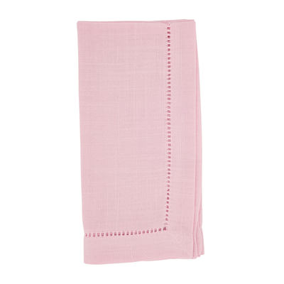 Hemstitched Border Napkin Pink - Dozen