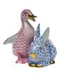 Duckling & Bunny 2.75"l X 3"h