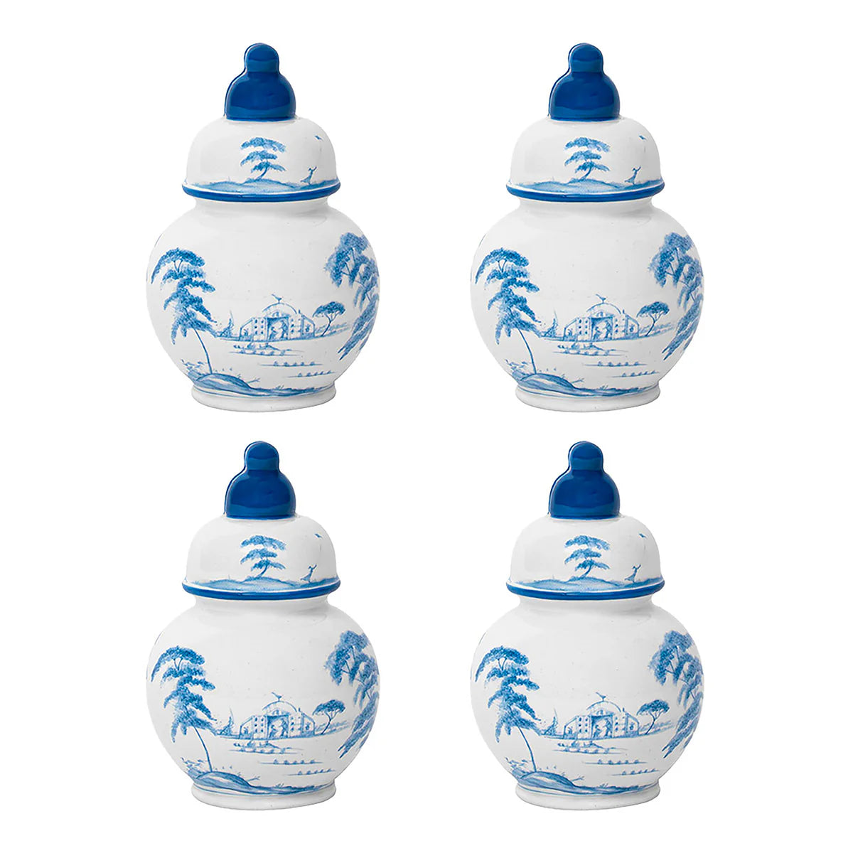 Delft Blue Place Card Holder - Set of 4