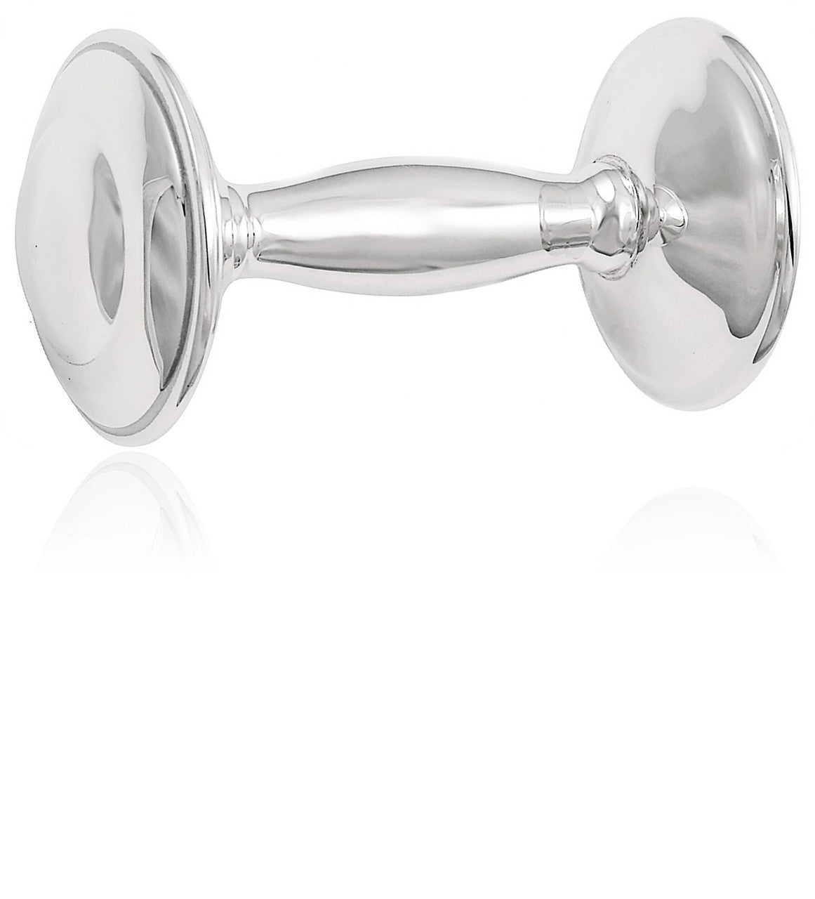 Plain Sterling Silver Baby Rattle