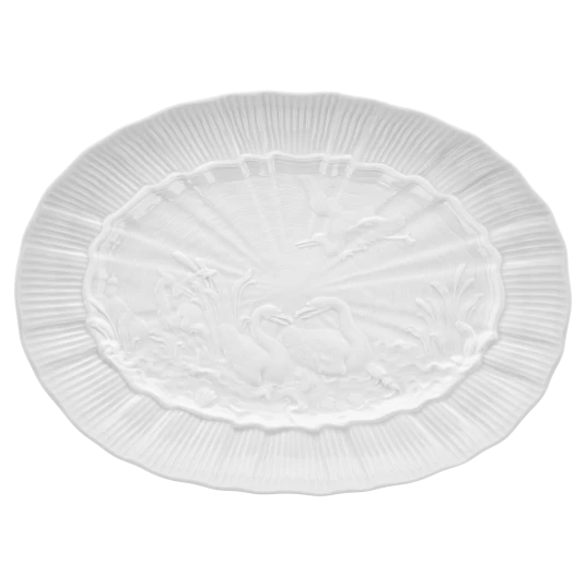 Swan Service Oval Platter