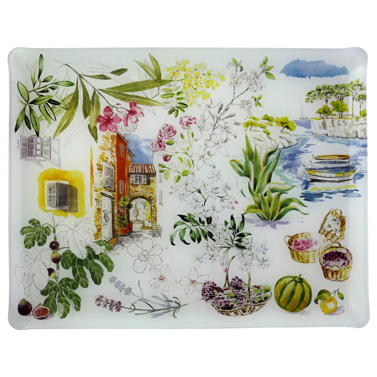 Provence Acrylic Serving Tray