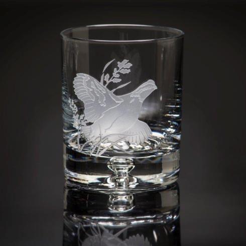 Quail Double Old Fashioned - Set of 4