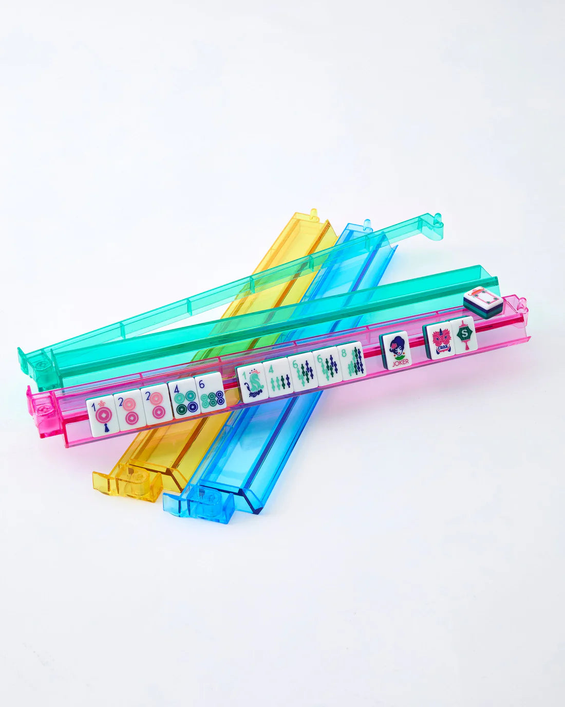 Multicolor Acrylic Rack and Pusher Set