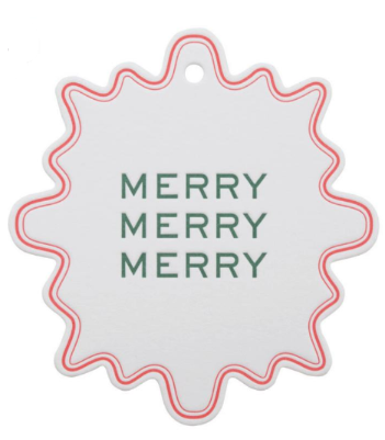 Letterpress Christmas Gift Tags