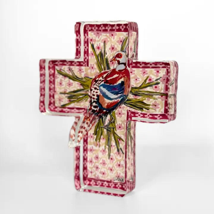 Sanctuary in the Meadow Acrylic Cross