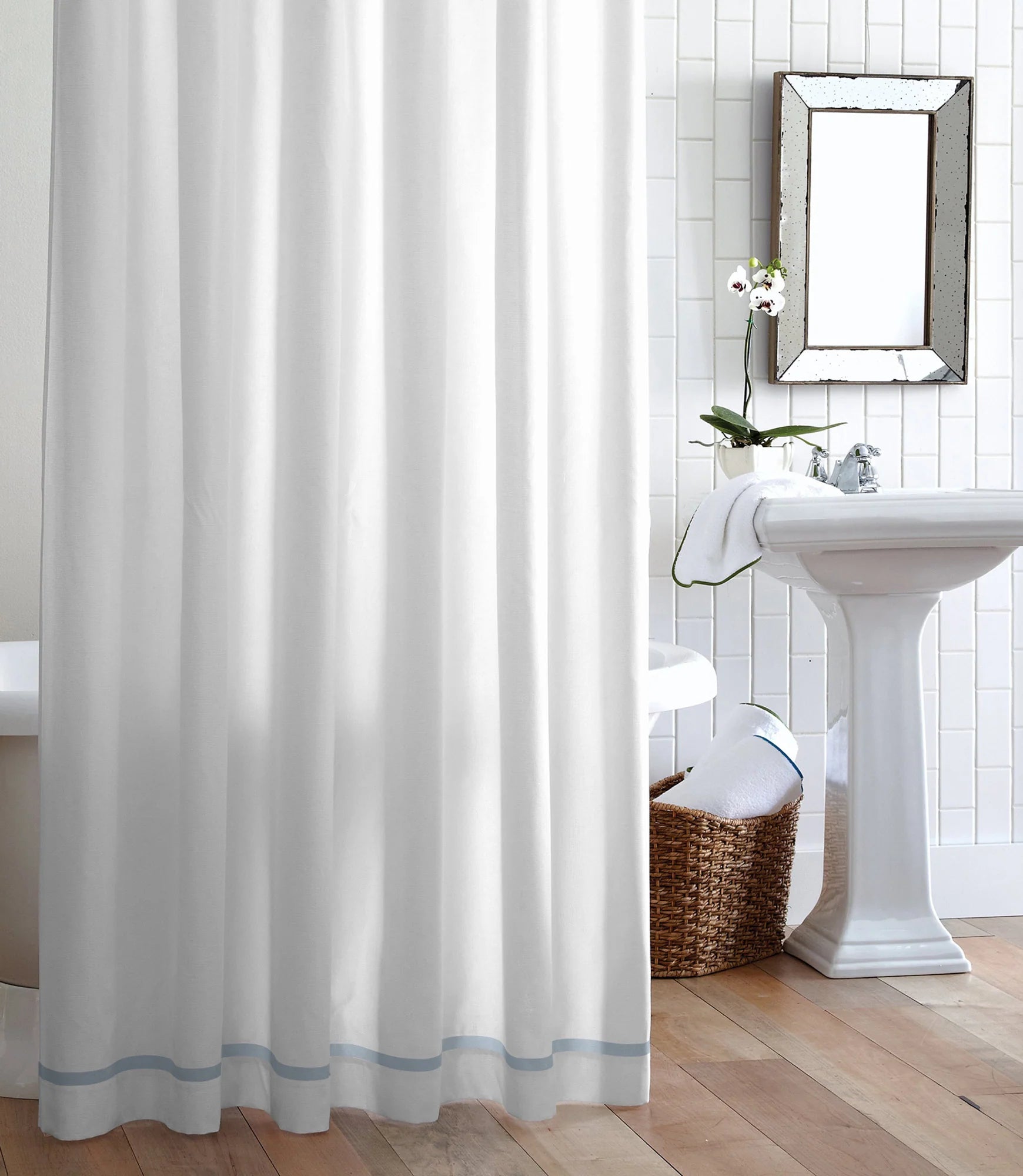 Pique II Tailored Shower Curtain