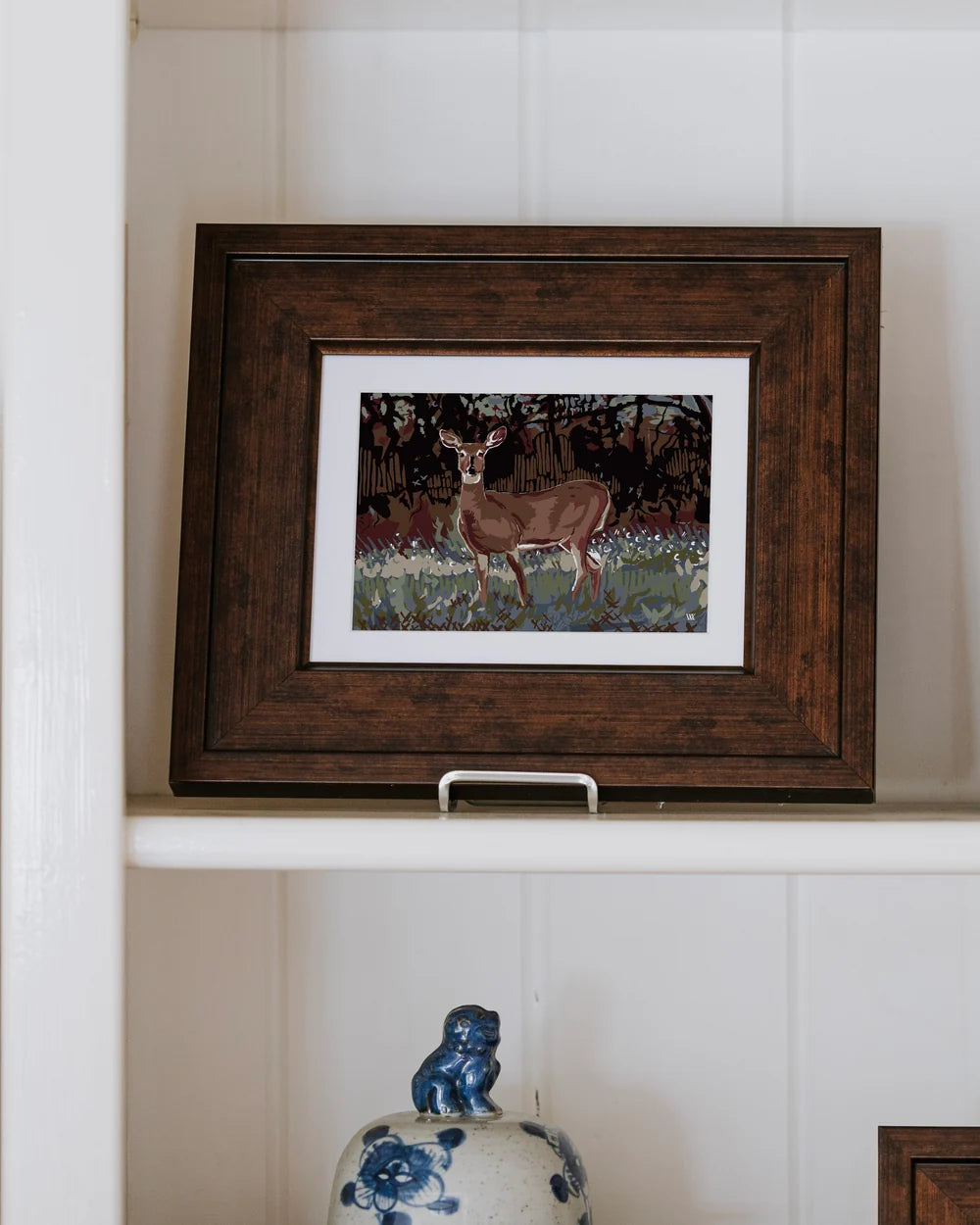 Alert at Golden Hour Framed Print