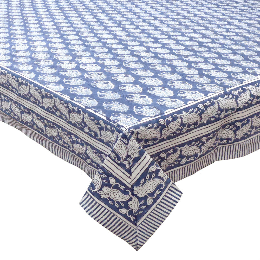 Indian Block Print Tablecloth 150x220cm (4-6 seater)